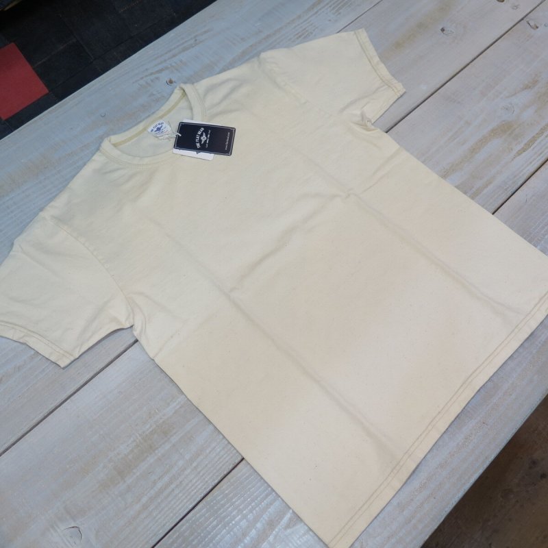 画像2: 【フラットヘッド】  3本針の1本外し 無地Tシャツ   THE FLAT HEAD FN-THC-101   日本製【送料無料】 (2)