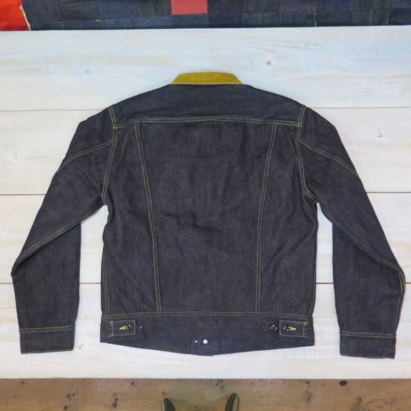 画像3: 【フラットヘッド】 14.5oz 左綾ジンバブエコットン デニム ブランケットジャケット THE FLAT HEAD FN-OJ-D102 日本製【送料無料】 (3)