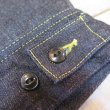 画像9: 【フラットヘッド】 14.5oz 左綾ジンバブエコットン デニム ブランケットジャケット THE FLAT HEAD FN-OJ-D102 日本製【送料無料】 (9)