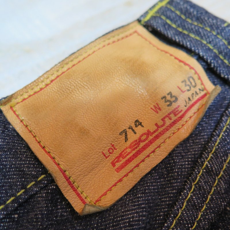 画像5: 【リゾルト】 大戦モデル ストレート/ワンウォシュ  RESOLUTE JAPAN TYPE 714  日本製【送料無料】 (5)