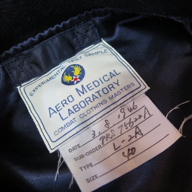 画像4: 【35周年フェローズ】  U.S.AIR FORCE L-2A(TEST)DECO   フライトジャケット テストサンプル   26S-L-2A(TEST)DECO 日本製【送料無料】 (4)