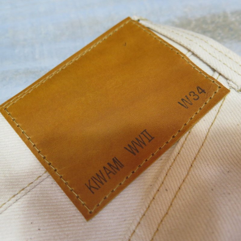 画像4: 【KIWAMI WWII】  ”極み”大戦モデル Undyed モディファイ ダブルニーブッシュパンツ 日本製 (4)