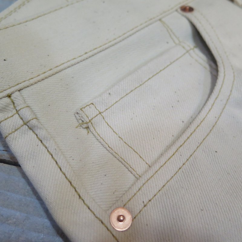 画像7: 【KIWAMI WWII】  ”極み”大戦モデル Undyed モディファイ ダブルニーブッシュパンツ 日本製 (7)