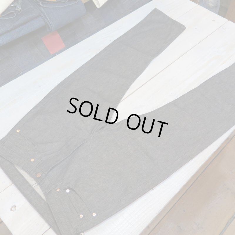 画像2: 【ドゥニーム 224】   66MODEL ブラックデニム ジーンズ   レングス30インチ仕様   DENIME 224-66B   日本製【送料無料】 (2)