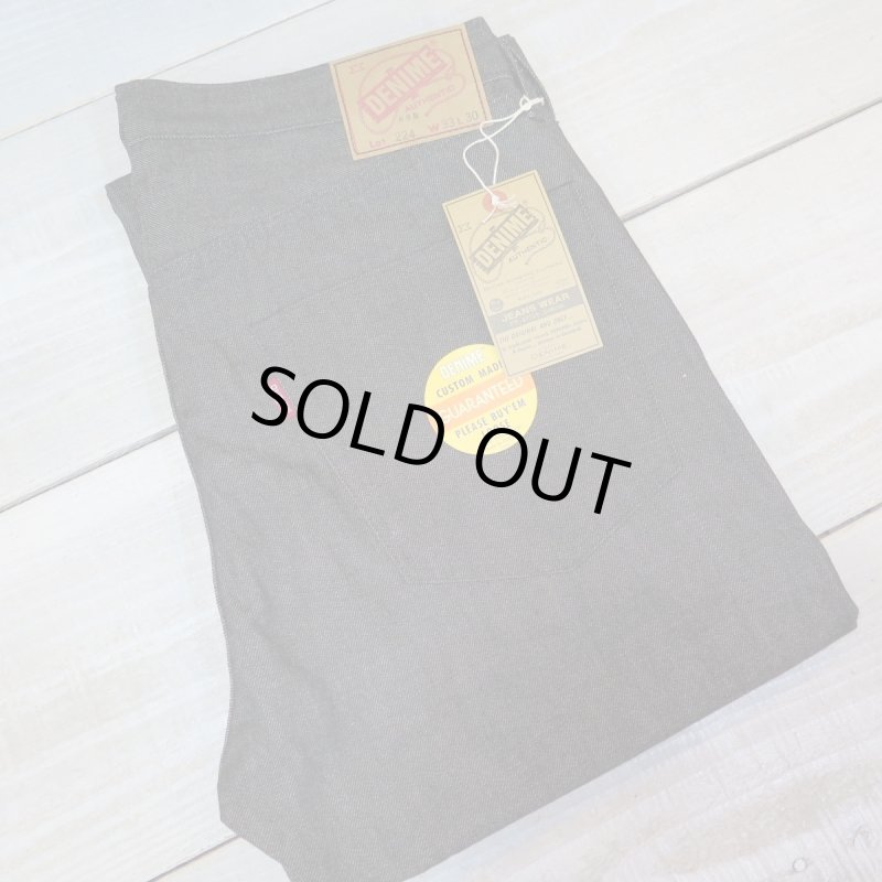 画像1: 【ドゥニーム 224】   66MODEL ブラックデニム ジーンズ   レングス30インチ仕様   DENIME 224-66B   日本製【送料無料】 (1)