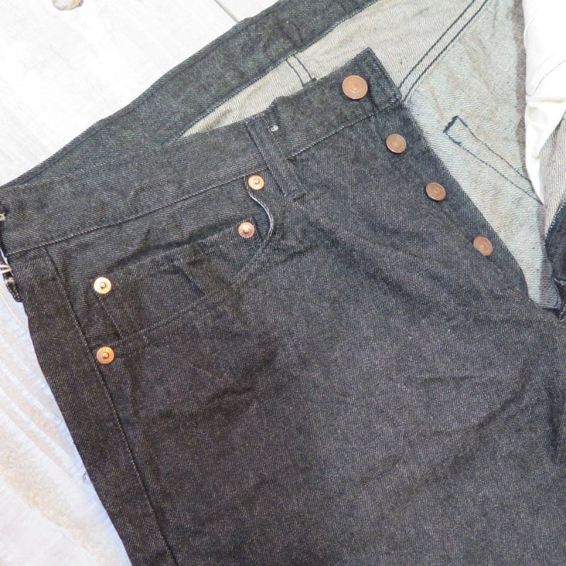 画像8: 【ドゥニーム 224】   66MODEL ブラックデニム ジーンズ   ワンウォシュ レングス30インチ仕様   DENIME 224-66B   日本製【送料無料】  (8)
