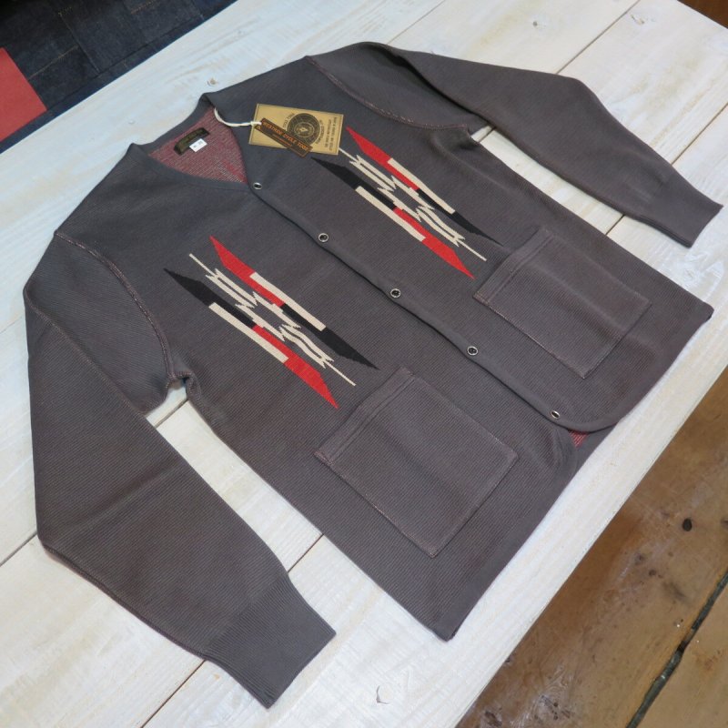 画像1: 【ウエストライド】  ネイティブ柄 カーディガン ジャガード織り   WEST RIDE NATIVE CARDIGAN  日本製【送料無料】 (1)