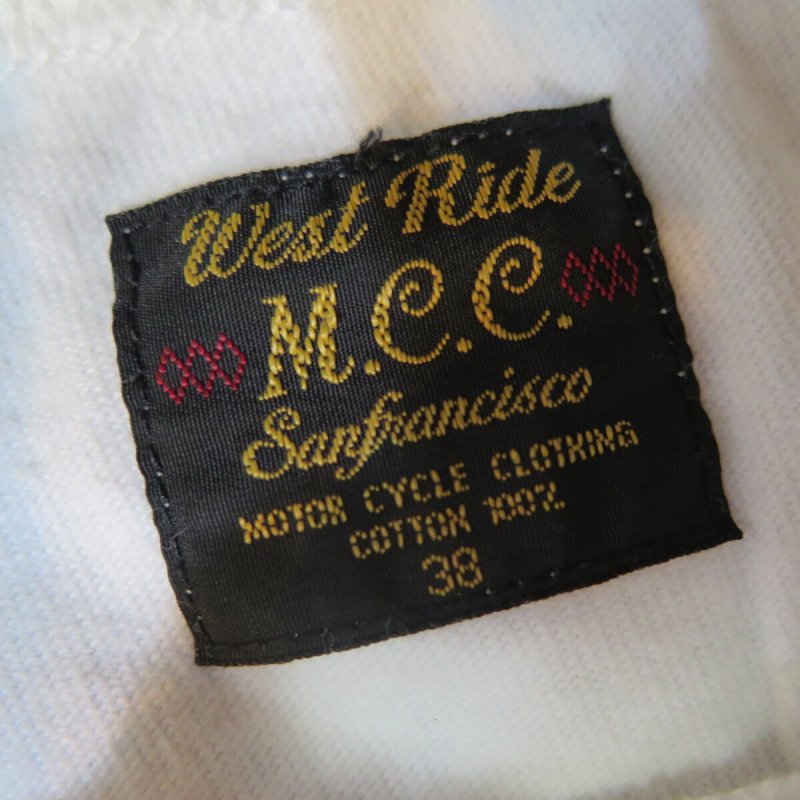 画像8: 【送料無料】【ウエストライド】   ヘビー ウェイト FOR THE RUMBLER   半袖プリントTシャツ   WEST RIDE PT.TEE.26-05   日本製  (8)