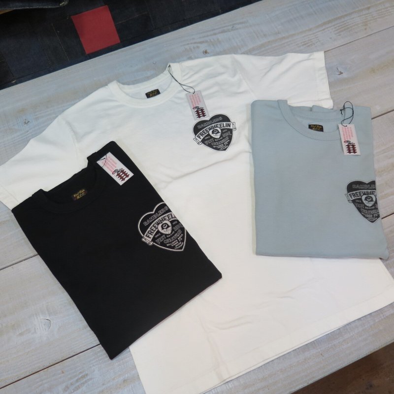 画像1: 【送料無料】【ウエストライド】   ヘビー ウェイト FOR THE RUMBLER   半袖プリントTシャツ   WEST RIDE PT.TEE.26-05   日本製  (1)