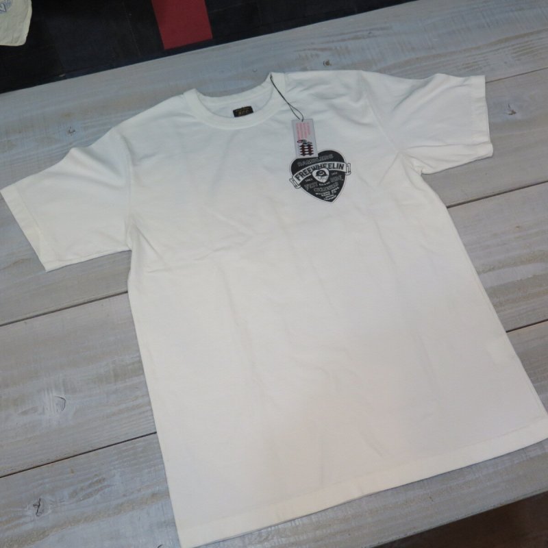 画像2: 【送料無料】【ウエストライド】   ヘビー ウェイト FOR THE RUMBLER   半袖プリントTシャツ   WEST RIDE PT.TEE.26-05   日本製  (2)