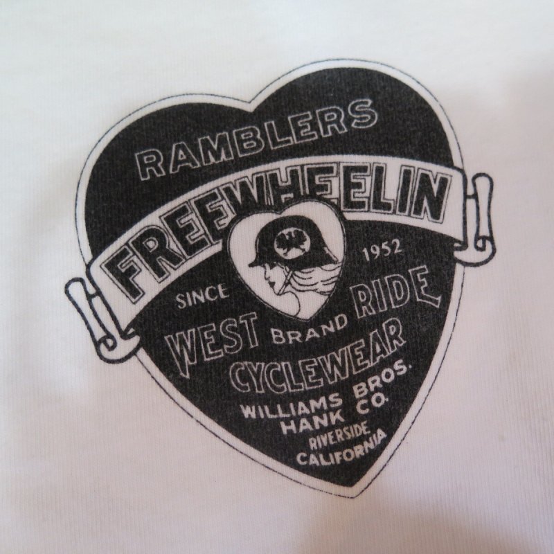 画像9: 【送料無料】【ウエストライド】   ヘビー ウェイト FOR THE RUMBLER   半袖プリントTシャツ   WEST RIDE PT.TEE.26-05   日本製  (9)