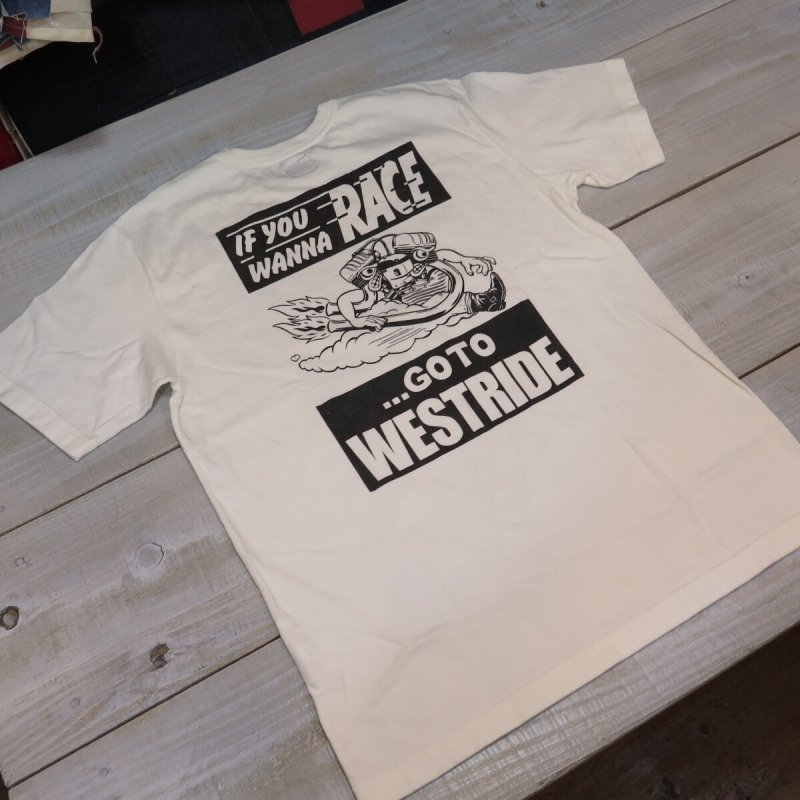 画像7: 【ウエストライド】  サイドバルブ ヘビーウェイト 半袖プリントTシャツ   WEST RIDE 日本製【送料無料】 (7)