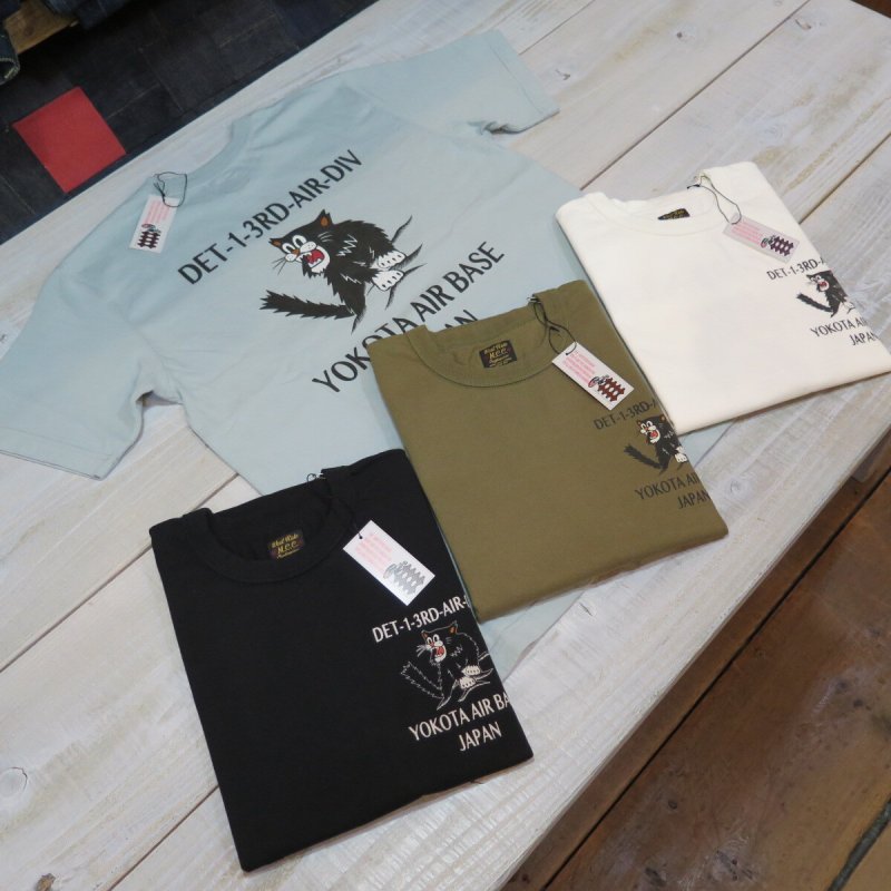 画像1: 【ウエストライド】  YOKOTA AIR BASE    ヘビーウェイト 半袖プリントTシャツ   WEST RIDE 日本製【送料無料】 (1)