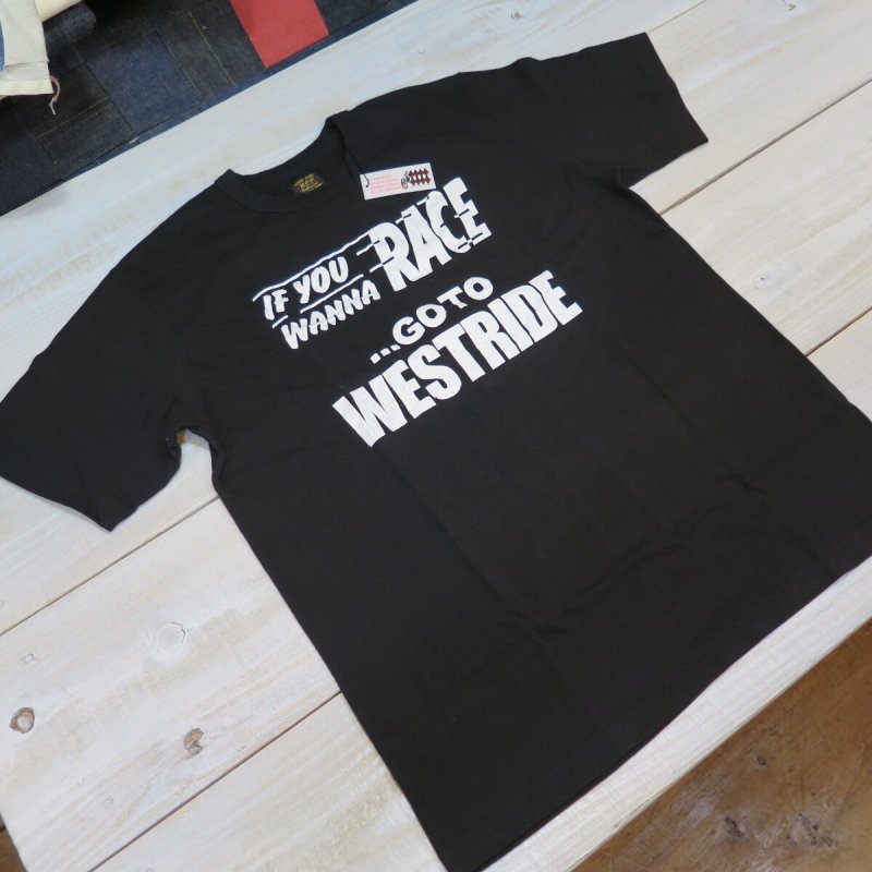 画像2: 【ウエストライド】  サイドバルブ ヘビーウェイト 半袖プリントTシャツ   WEST RIDE 日本製【送料無料】 (2)