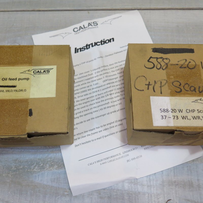 画像3: 【新品未使用】  ハーレー フラッドヘッド   CHP オイルポンプ スカベンジャー   WL WR WLDR Gモーター  【送料無料】 (3)