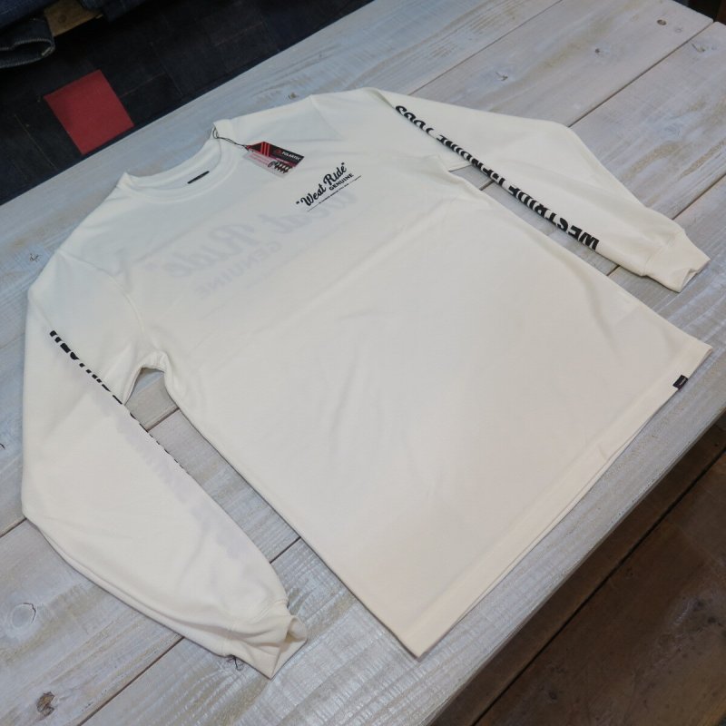 画像2: 【ウエストライド】   パワードライ ロングスリーブＴシャツ   WEST RIDE POWERDRYLONGTEE-1   日本製【送料無料】  (2)