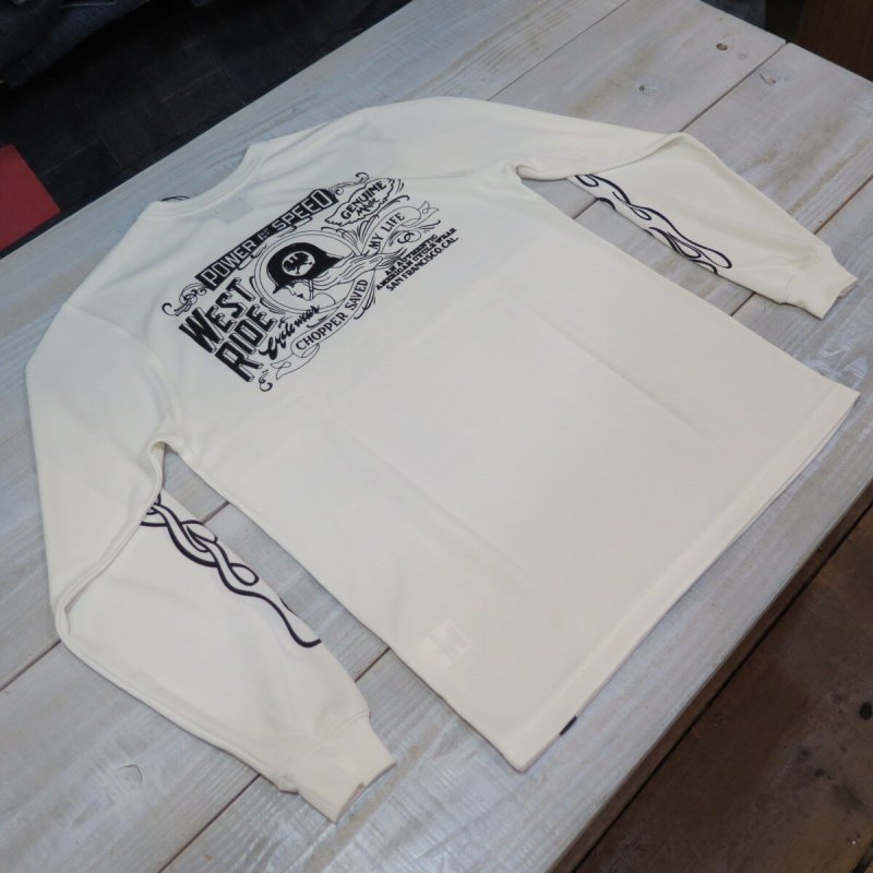 画像1: 【ウエストライド】   パワードライ ロングT ポーラーテック   WEST RIDE POWERDRYLONGTEE-2   日本製  【送料無料】  (1)