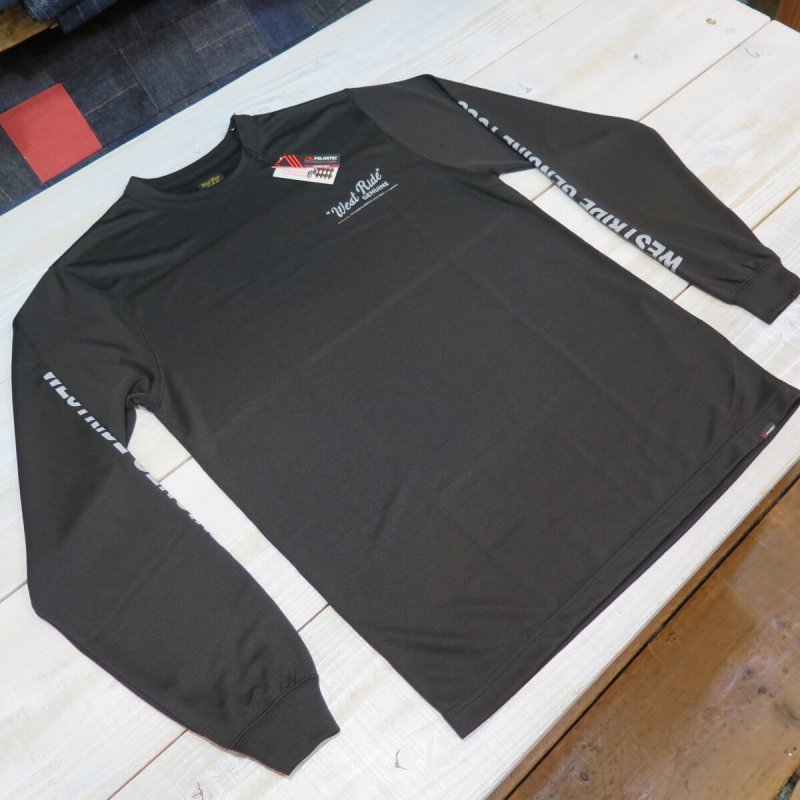 画像4: 【ウエストライド】   パワードライ ロングスリーブＴシャツ   WEST RIDE POWERDRYLONGTEE-1   日本製【送料無料】  (4)
