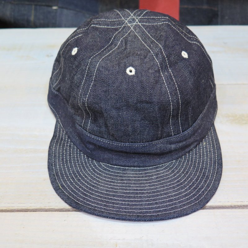 画像2: 【送料無料】   【ウエストライド】   デニム アーミーキャップ   WEST RIDE ARMY CAP   日本製 (2)