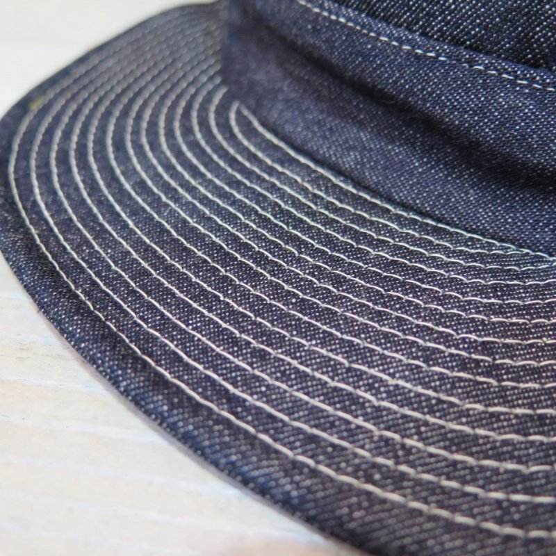 画像10: 【送料無料】   【ウエストライド】   デニム アーミーキャップ   WEST RIDE ARMY CAP   日本製 (10)