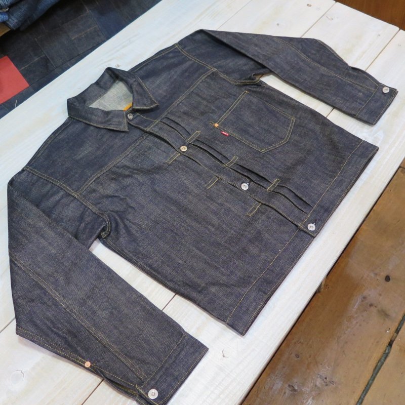 画像1: 【2回払い適用品】 ＝BIG SIZE＝ 【KIWAMI WWII】 ”極み”大戦モデル  デニムジャケット 2枚袖 日本製 (1)