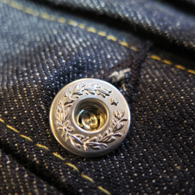 画像5: 【2回払い適用品】 ＝BIG SIZE＝ 【KIWAMI WWII】 ”極み”大戦モデル  デニムジャケット 2枚袖 日本製 (5)