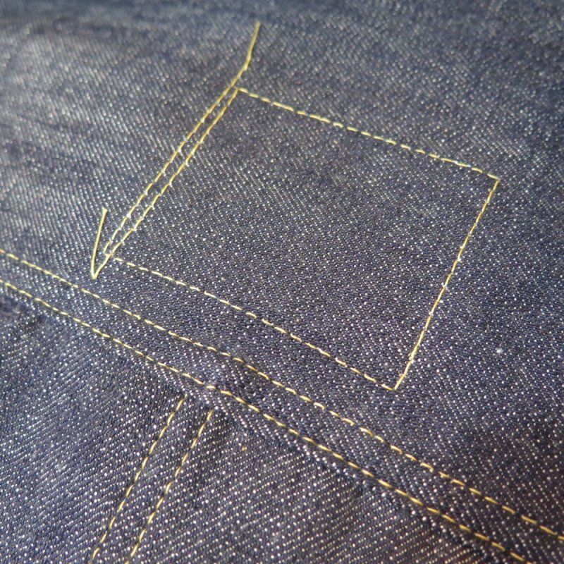 画像7: 【2回払い適用品】 ＝BIG SIZE＝ 【KIWAMI WWII】 ”極み”大戦モデル  デニムジャケット 2枚袖 日本製 (7)