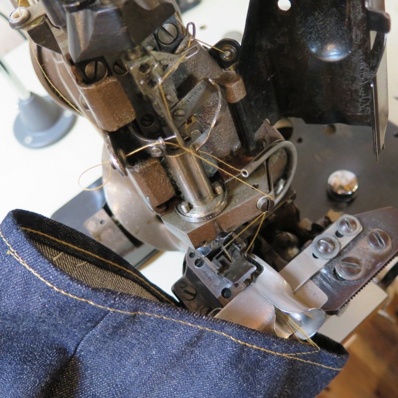 画像13: ＝BIG SIZE＝ 【KIWAMI WWII】 ”極み”大戦モデル ストレート デニムパンツ チェック柄ネルスレーキ 日本製 (13)