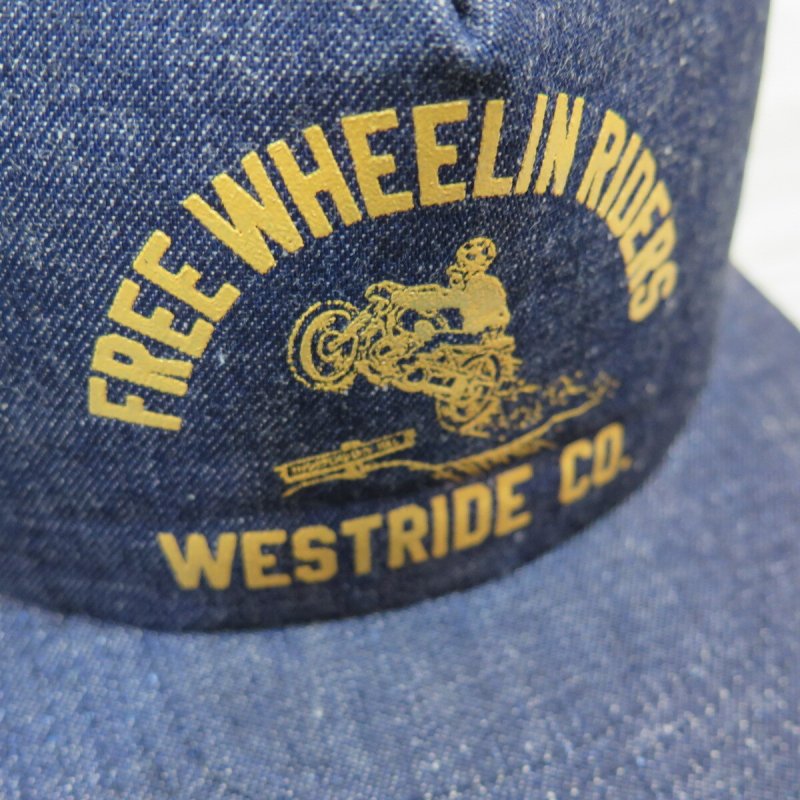 画像7: 【ウエストライド】  FREE WHEELIN RIDERS メッシュキャップ   WEST RIDE 日本製【送料無料】 (7)