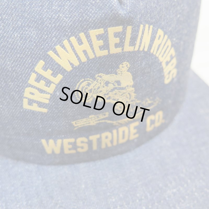 画像7: 【ウエストライド】  FREE WHEELIN RIDERS メッシュキャップ   WEST RIDE 日本製【送料無料】 (7)