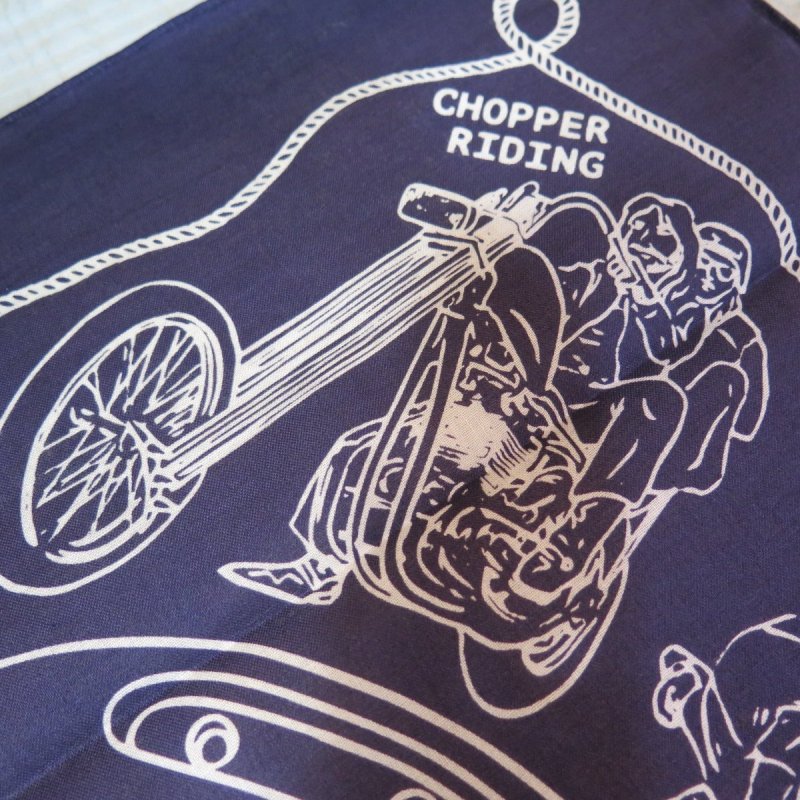 画像6: 【送料無料】  【ウエストライド】   モーターサイクル プリント バンダナ    WESTRIDE SUVIVE BANDANA   日本製  (6)