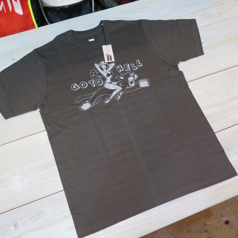 画像4: 【ウエストライド】   GO TO HELL   ビンテージボディ 半袖プリントTシャツ   WEST RIDE V.PT.TEE.26-02   日本製【送料無料】  (4)