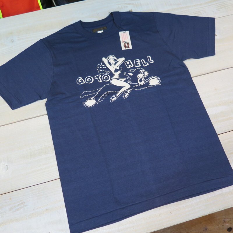 画像6: 【ウエストライド】   GO TO HELL   ビンテージボディ 半袖プリントTシャツ   WEST RIDE V.PT.TEE.26-02   日本製【送料無料】  (6)