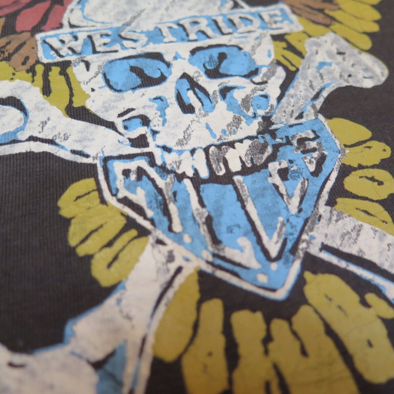 画像8: 【ウエストライド】  バイカー BAR&SHIELD ビンテージボディ   半袖プリントTシャツ   WEST RIDE V.PT.TEE.26-05   日本製【送料無料】 (8)