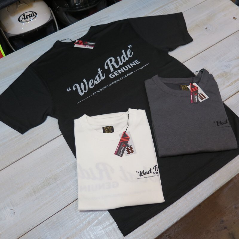 画像1: 【ウエストライド】  WR GENUINE パワードライTシャツ   WEST RIDE    POWER DRY TEE-1   日本製【送料無料】 (1)
