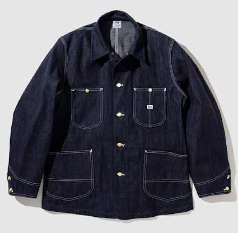 画像1: 【7/10発売】 【Lee THE ARCHIVE】 1947 OVERALL JACKET 91-J リー デニムカバーオール 日本製【送料無料】 (1)