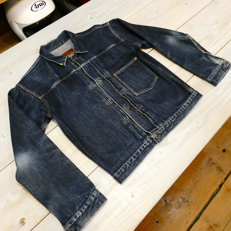 画像1: 【お支払い2回払い】  【7/19限定予約】 【店舗限定販売】 ＝BIG SIZE＝ 【KIWAMI WWII】 ”極み”大戦モデル デニムジャケット 日本製 (1)