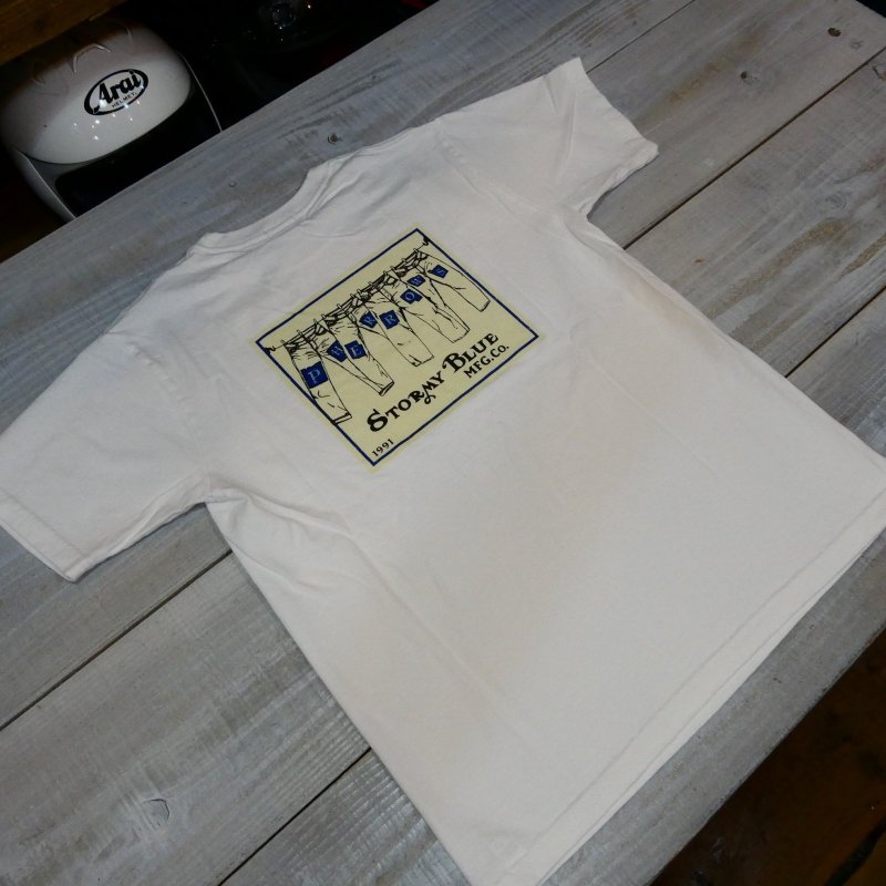 画像3: 【送料無料】  【フェローズ】  STORMY BLUE MFG.CO.ジーンズ プリントTシャツ   Pherrow's 26S-PT26 (3)