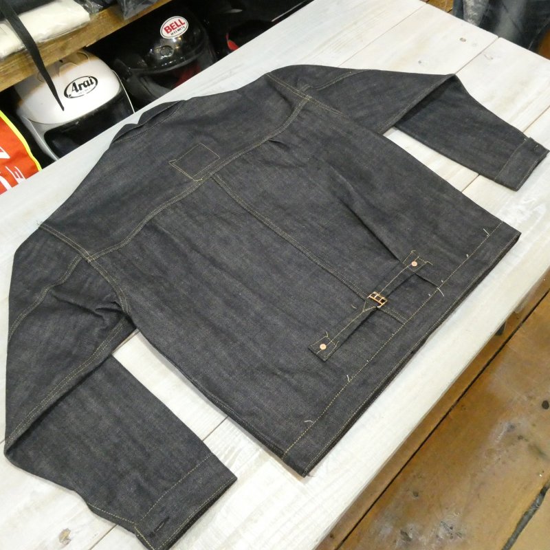 画像2: 【Drop(ゲリラ)販売】 サイズ48sprit back 【KIWAMI WWII】 ”極み”大戦モデル デニムジャケット ガチャ2枚袖 日本製 (2)
