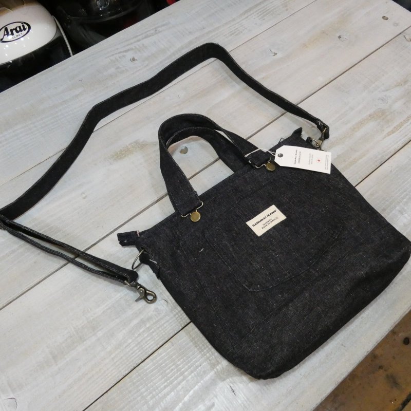 画像2: 【サムライジーンズ】 オーバーオール型 ショルダーバッグ SAMURAI JEANS SJOVB26  日本製【送料無料】 (2)
