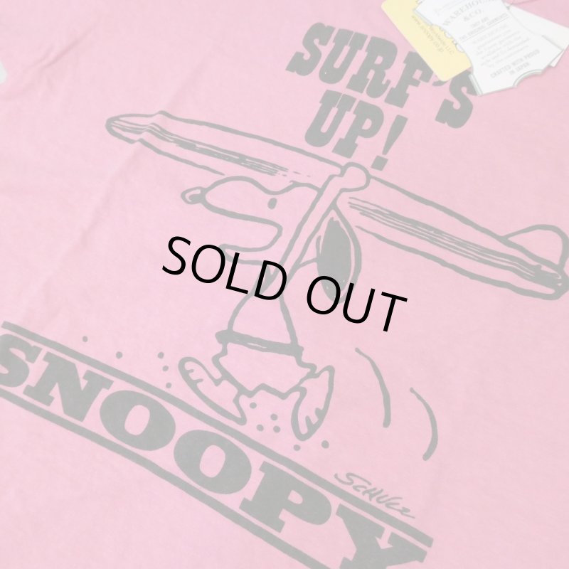 画像14: 【Vintage PEANUTS by WAREHOUSE】 SURF'S UP スヌーピー 半袖プリントTシャツ YP126S-1 ウエアハウス日本製【送料無料】 (14)