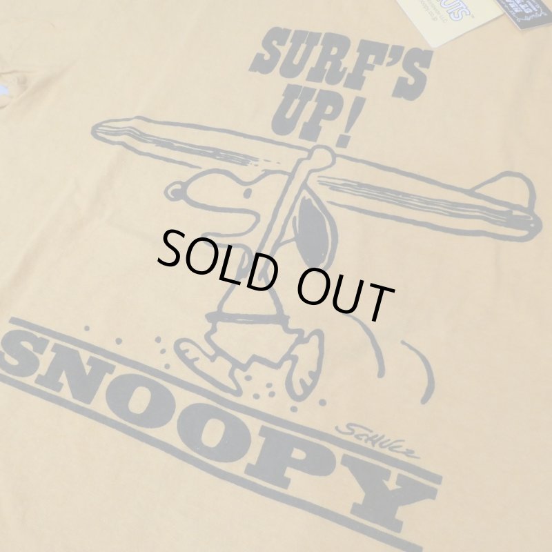 画像9: 【Vintage PEANUTS by WAREHOUSE】 SURF'S UP スヌーピー 半袖プリントTシャツ YP126S-1 ウエアハウス日本製【送料無料】 (9)