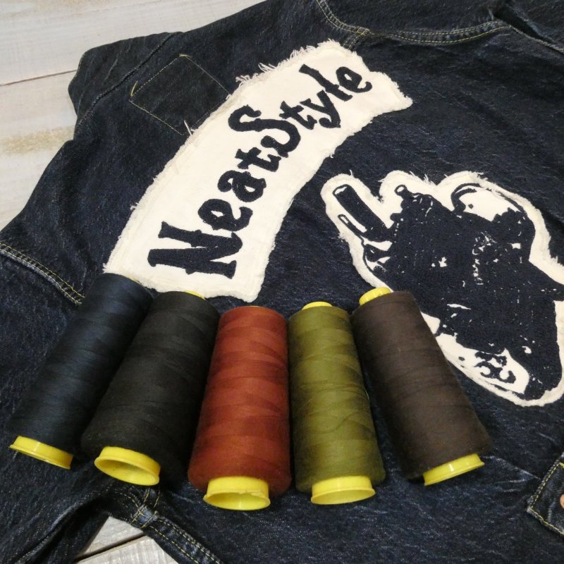 画像1: 【受注製作】 【30th Anniversary patch】 ニートスタイル パッチ刺繍2枚セット ハンドルミシン/チェーン刺繍 日本製【送料無料】 (1)