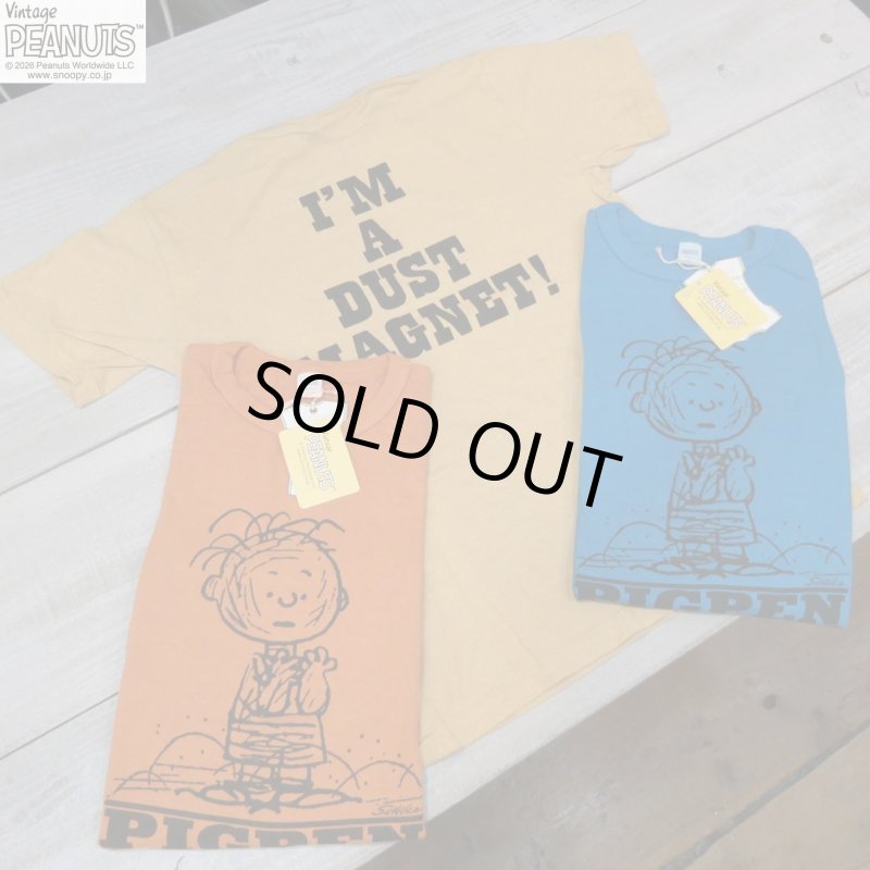 画像1: 【Vintage PEANUTS by WAREHOUSE】 PIGPEN 半袖プリントTシャツ  I'M A DUST MAGNET! YP126S-5 ウエアハウス日本製【送料無料】 (1)