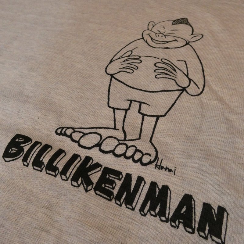画像5: 【送料無料】  【花井祐介×ウエアハウス】   ビリケンマン  半袖プリント コラボTシャツ   BILLIKENMAN  4601   Yusuke Hanai×WAREHOUSE Co.   日本製  (5)