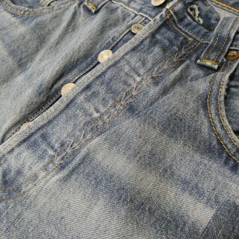 画像9: 【1947年モデル】  リーバイス 501XX ジーンズ   ビンテージ加工/究極リペア   LEVIS 501XX 1947MODEL   日本製【送料無料】 (9)