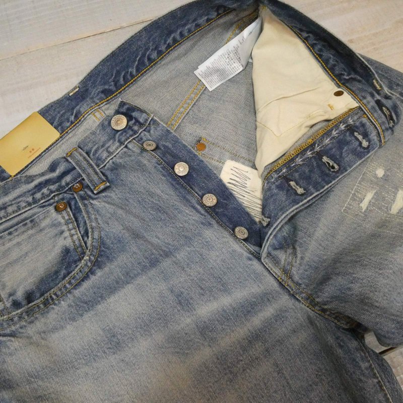 画像4: 【1947年モデル】  リーバイス 501XX ジーンズ   ビンテージ加工/究極リペア   LEVIS 501XX 1947MODEL   日本製【送料無料】 (4)