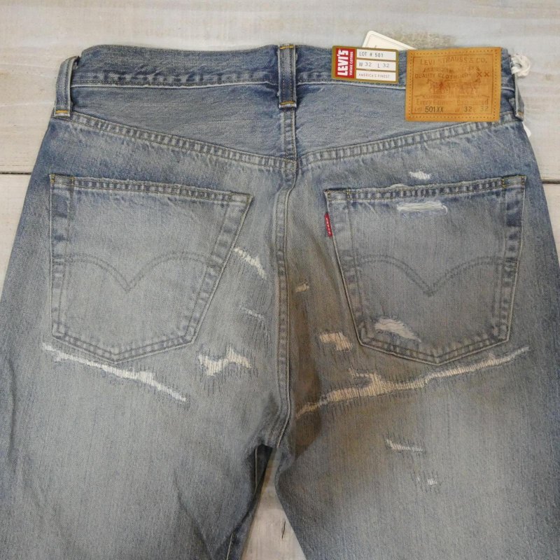 画像10: 【1947年モデル】  リーバイス 501XX ジーンズ   ビンテージ加工/究極リペア   LEVIS 501XX 1947MODEL   日本製【送料無料】 (10)
