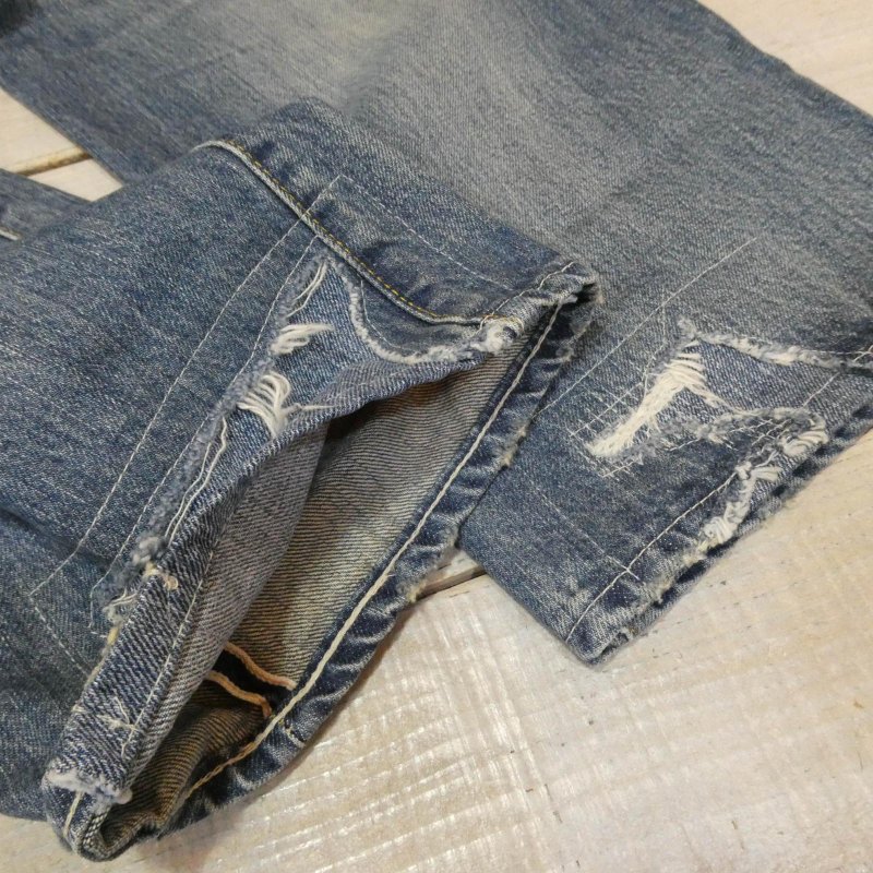 画像14: 【1947年モデル】  リーバイス 501XX ジーンズ   ビンテージ加工/究極リペア   LEVIS 501XX 1947MODEL   日本製【送料無料】 (14)