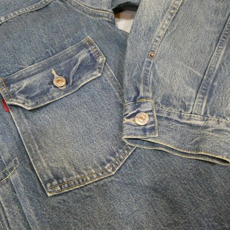 画像7: 【1953年モデル】  リーバイス セカンドジャケット/ビンテージ加工   LEVIS 507XX 1953MODEL   日本製【送料無料】 (7)